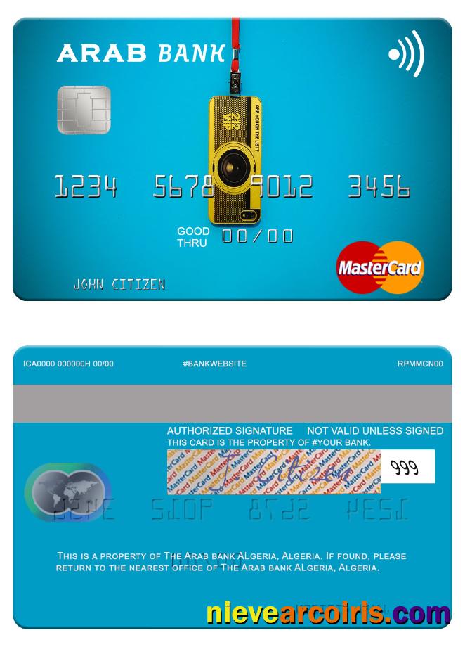 Algeria Arab Bank Algeria mastercard